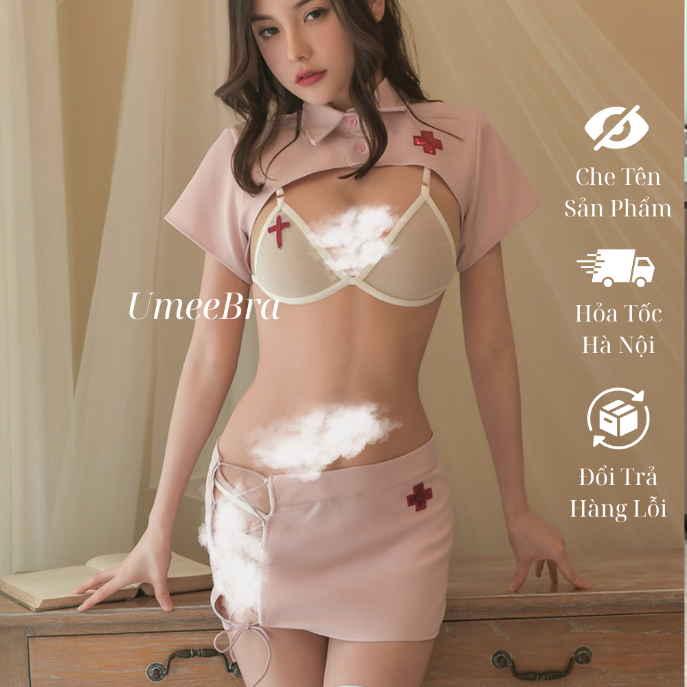 Đồ Ngủ Hóa Trang Nữ Gợi Cảm DN25 – Set Y Tá Cosplay Hồng Phấn Ngọt Ngào, Chạm Đến Mọi Giác Quan | BigBuy360 - bigbuy360.vn