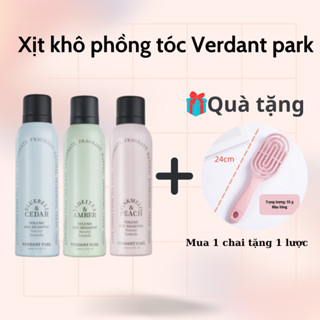 [TẶNG QUÀ] Xịt gội khô phồng tóc VERDANT PARK dầu gội khô kiềm dầu lâu bết mùi hoa quả GLOSKIN