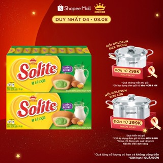 [LIVESTREAM] Hộp Bánh Bông Lan Cuộn Kem/ Tròn Kem Solite, Vị Lá Dứa/ Bơ Sữa/ Dâu, Combo 2 hộp X 276G/288G/324G/360G