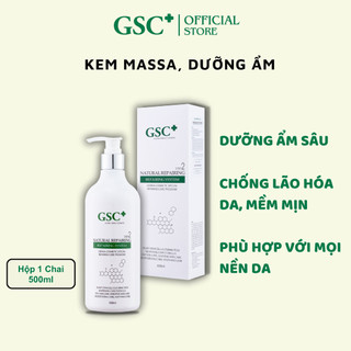 Kem massage mặt, mát xa mặt đa tầng, masa mặt colagen GSC Natural Repairing 500ml