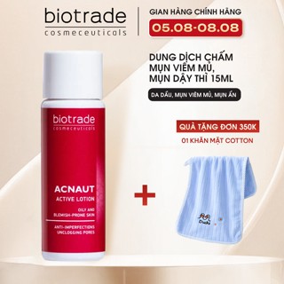 Dung dịch lotion chấm mụn hoạt tính Biotrade Acnaut Active Lotion