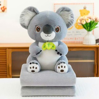  Gấu Bông Koala kèm chăn 2in1 - ANVIHOME Bộ chăn gối hình Koala chuột túi gấu trúc chăn gối văn phòng 