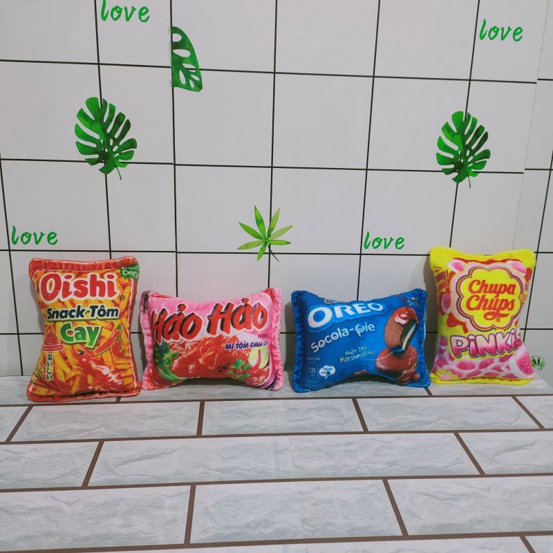 (5cm) ĐỒ CHƠI GẤU BÔNG SIÊU NHỎ ĐỘC LẠ BÁNH KẸO MÌ GÓI ĐỦ LOẠI