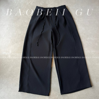  |BAOBEII.GU| Quần Desi ống rộng dáng dài suông rút dây eo_ Desi Pant  50-100kg  