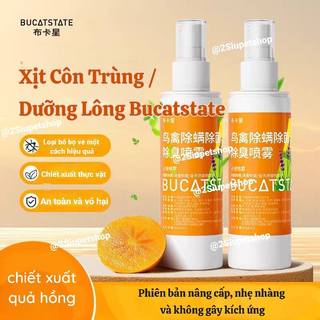 Xịt đuôi côn trùng/ khử mùi/ khử Khuẩn Bucatstate có Tinh chất thực vật tự nhiên bảo vệ sức khỏe của con người và vật nu