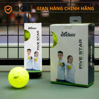  Bóng Pickleball Zocker Five Star Chính hãng – Bóng bền chất lượng cao chuẩn thi đấu quốc tế 