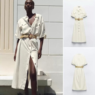 ĐẦM SƠ MI MAXI ZARA XUẤT