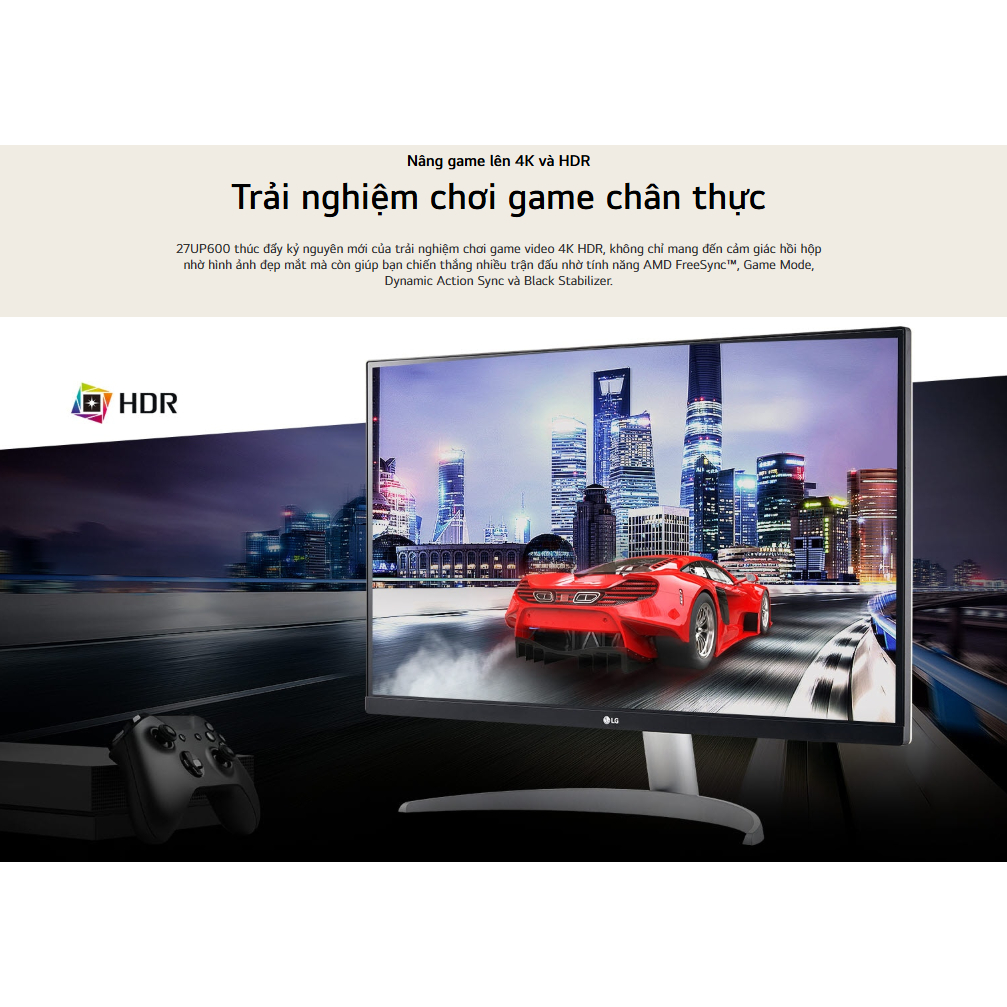 [HOẢ TỐC HCM] Màn hình LG 27UP600K-W 27inch - 4K - IPS - 60Hz - 5ms - Bảo Hành Chính Hãng 24 Tháng | BigBuy360 - bigbuy360.vn