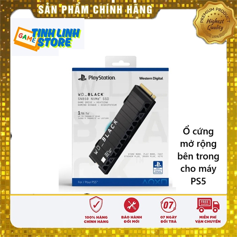 Ổ cứng mở rộng 1TB cho máy chơi game PS5 của Western Digital, WD_BLACK SN850