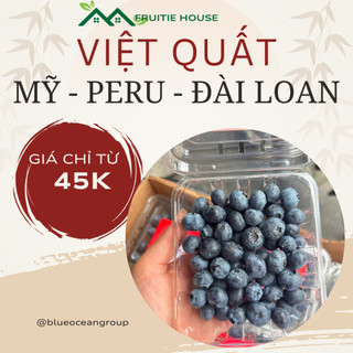 (Hoả Tốc HCM) Việt Quất Hàng Bay VIP Từ Mỹ – Peru – Trái To, Tươi Cứng, Giòn Ngọt Hết Ý