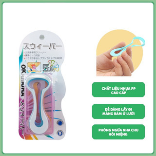 Dụng Cụ Cạo Lưỡi Okamura Asahi Dr.Polir – Làm Sạch Lưỡi, Khử Mùi Hôi Miệng, 4 Loại Tùy Chọn