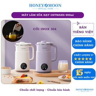 Máy làm sữa hạt mini chính hãng Ostmars [BẢN MỚI NHẤT 2025]
