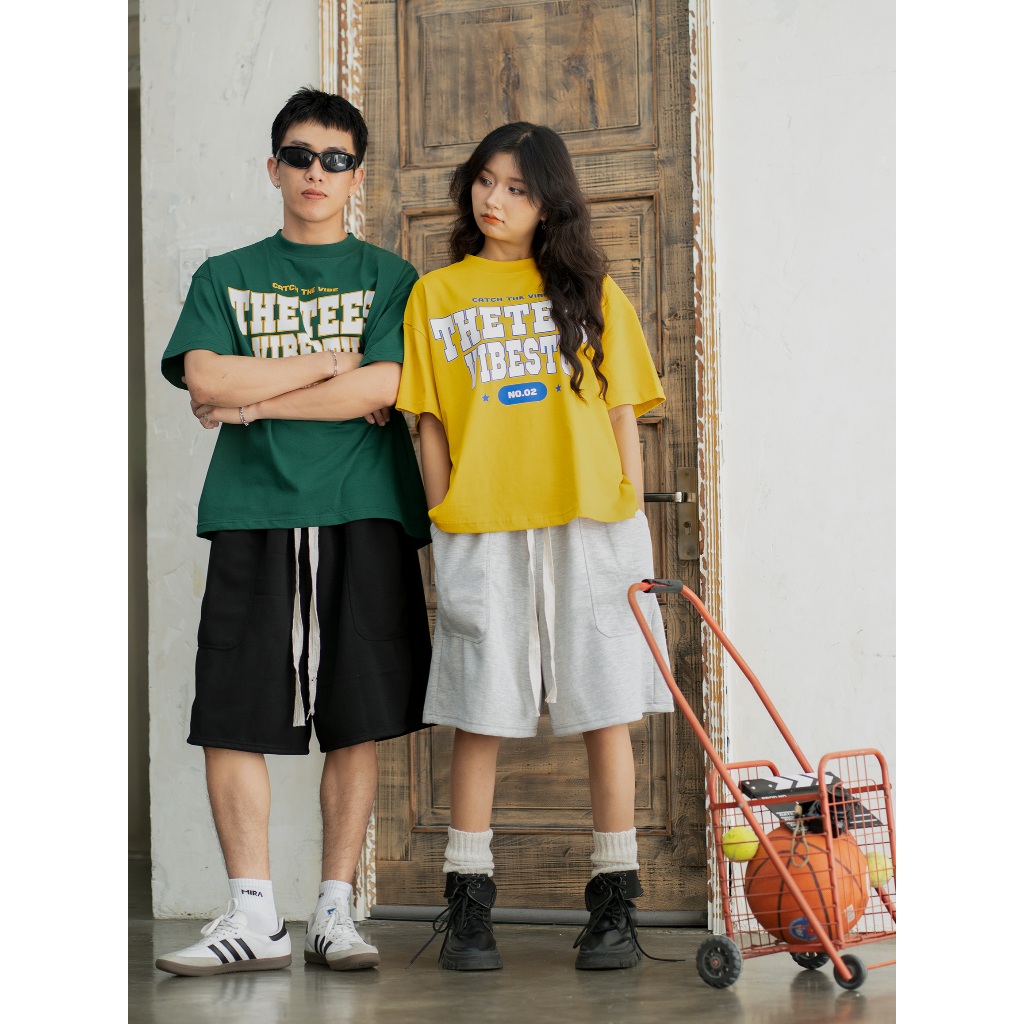 Áo Thun Local Brand VIBESTU " Thetees " Form Big Boxy Unisex 250Gsm Cotton | BigBuy360 - bigbuy360.vn