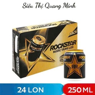 Thùng 24 Lon Nước Tăng Lực Rockstar 250ml 