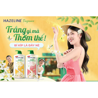  Sữa tắm HAZELINE Sữa Gạo hương Hoa Bưởi 800g 