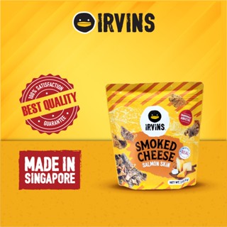  Da cá hồi IRVINS phô mai hun khói 80g- SMOKED CHEESE SALMON SKIN 80G 