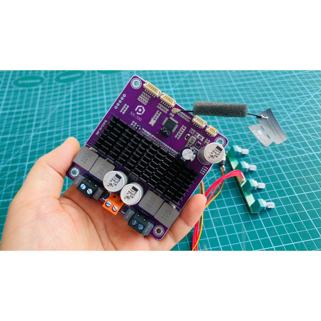 Mạch NS200 Ver2 TPA 3221 có TWS , DSP nhiều chế độ 1.1 và 2.0 . Mạch DSP – Độc Quyền Đẳng Cấp