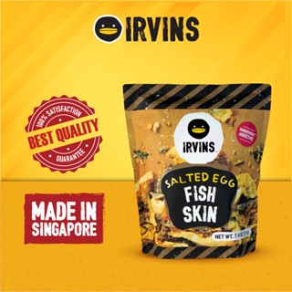 Da cá trứng muối IRVINS Salted Egg Fish Skin 210g