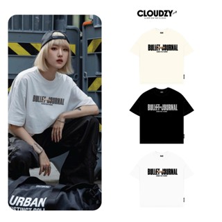 Áo thun boxy tee local brand Cloudzy unisex phông tay lỡ nữ cotton phối màu form rộng boxy BULLET