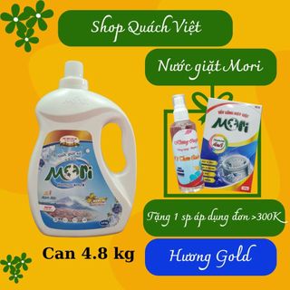  Nước giặt cao cấp MORI hương Comfor - can 5L - hương Comfor nhẹ nhàng dễ chịu 