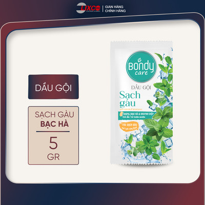 Dây Dầu gội Bondy Care 14 gói 5g sạch gàu, giảm ngứa, dầu gội làm sạch da đầu giảm rụng lưu hương tự nhiên Z1019