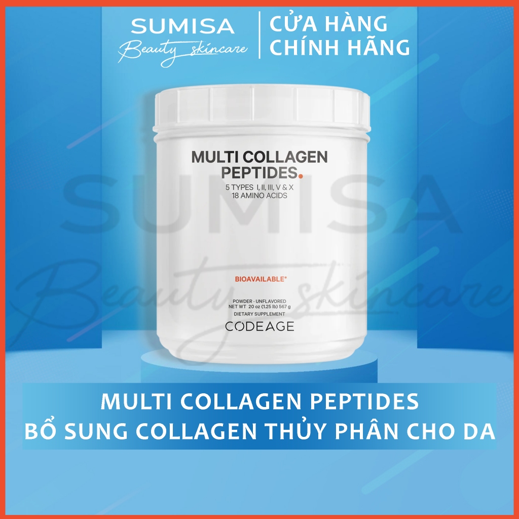 Bột Bổ Sung Collagen Codeage Multi Collagen Peptides