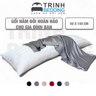 Ruột Gối Đôi /Gối Nằm Dài |50x140cm| Bông Gòn Lông Vũ TrinhBedding