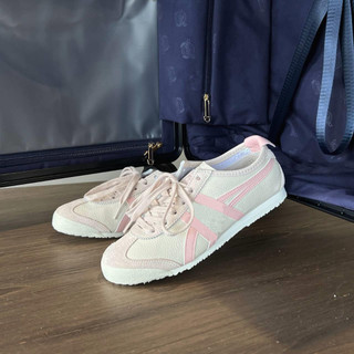  Giày Thể Thao Unisex  Onitsuka Tiger Mexico 66 ‘Pink’  hồng pink   giày hồng  hồng kem cao cấp 