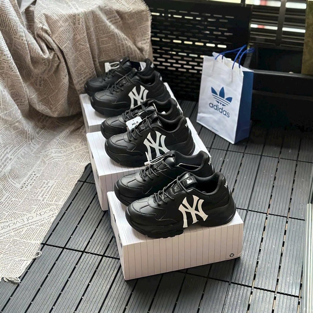 Giày MLB Bigball Chunky Mickey New York Yankees ‘Black’  Size 36-44,MLB đen