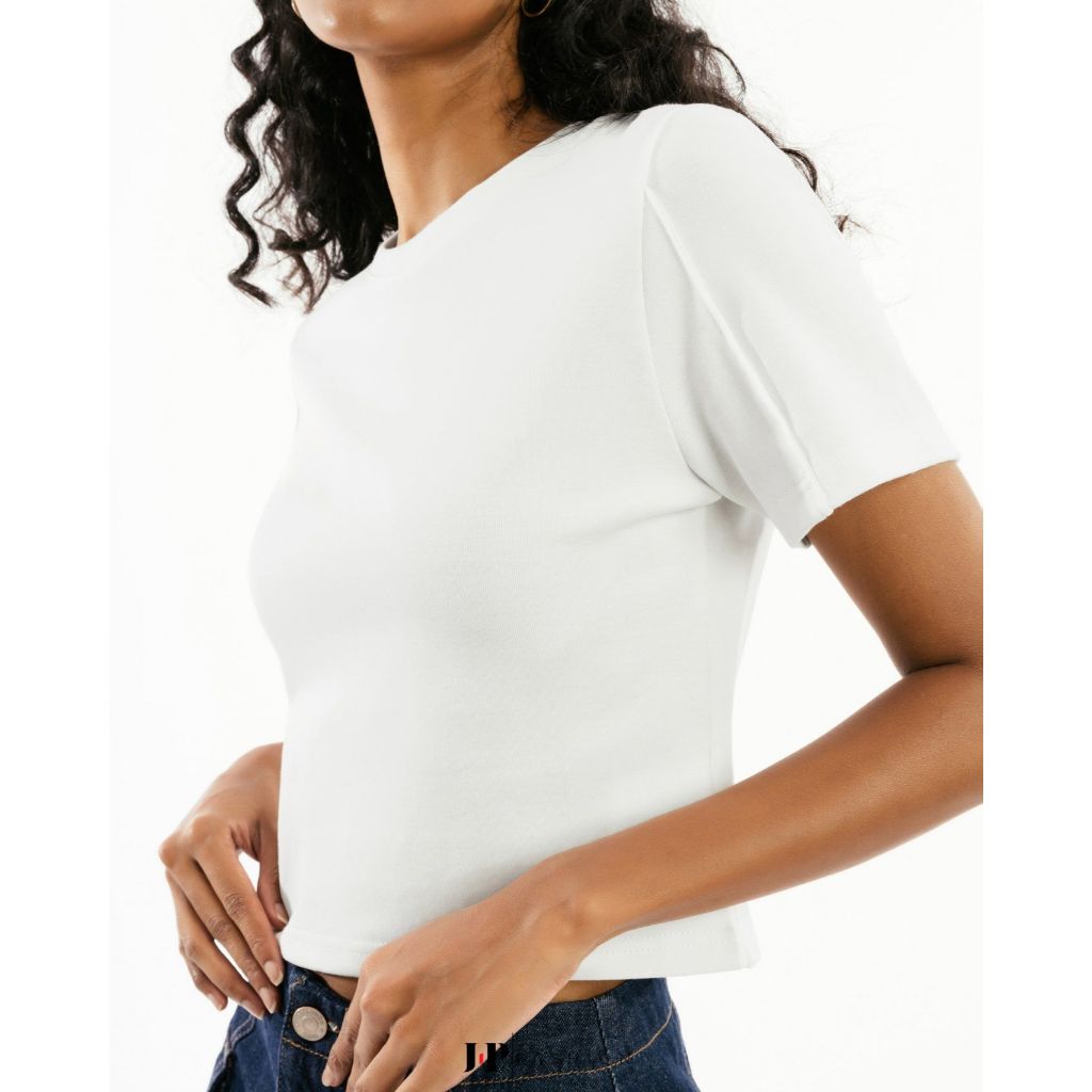 J-P Fashion Áo Thun Trơn Croptop 10210770