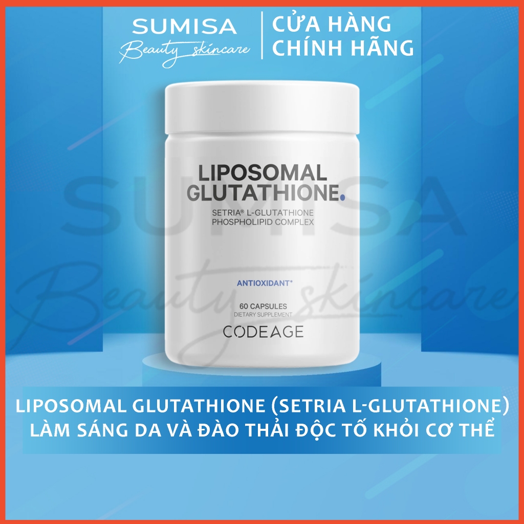 Liposomal Glutathione (Setria L-Glutathione) Viên Uống Hỗ Trợ Trắng Sáng Da