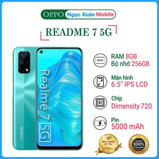 Điện thoại Realme 7 5G Ram 8GB/256GB Full chức năng, Chip Dimensity 720, Pin 5000 mAh | CHÍNH HÃNG
