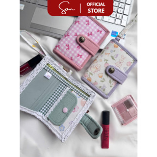 [BẢN CAO CẤP] Ví Đứng Gấp Đôi TẶNG KÈM DÂY TAY Có Ngăn Kéo Đựng Tiền Dài - SIZE TO 14X10 - DESIGN BY SON