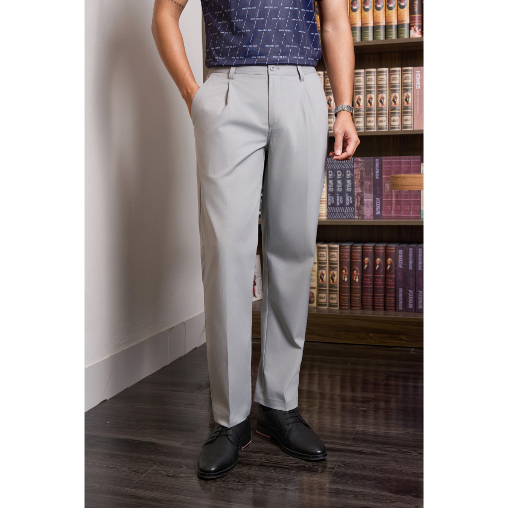 Quần kaki nam Dugarco dáng ống suông trẻ trung, chất liệu cao cấp 258CM22045