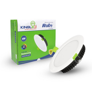 Đèn Led Âm Trần Ruby 8W-Ø90mm (DL-SS Series) - KINGLED (Hàng Chính Hãng)