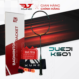 Vợt cầu lông KUNO JUEJI K501, vợt nhẹ 6u, khung full carbon cao cấp, vợt cầu lông công thủ toàn diện lưới căng sẵn 11KG
