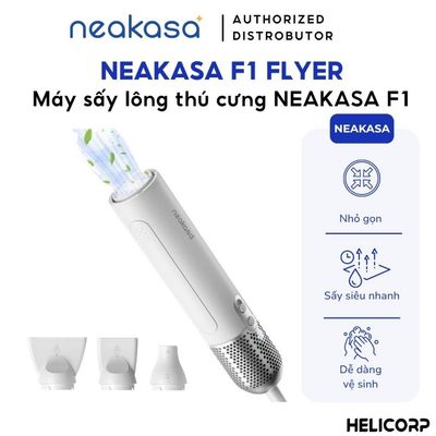 [New 2026] Máy sấy lông thú cưng NEAKASA F1 Flyer công suất 1200w độ ồn thấp tốc độ gió cao