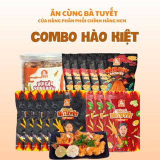 COMBO HÀO KIỆT: 1 hũ đùi gà MINI BẤT KÌ + 5 GÓI tăm cay + 5 chân gà tê cay RÚT XƯƠNG + 5 chân gà SẢ TẮC ĂN CÙNG BÀ TUYẾT