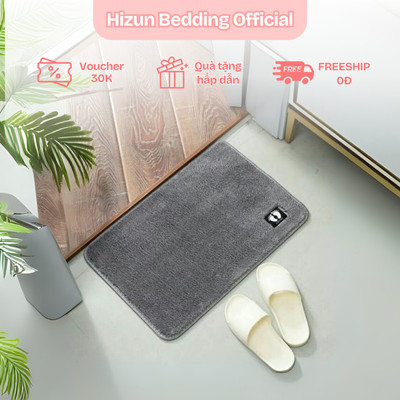 Thảm lau chân, thảm chùi chân lông cừu thấm hứt nước, đế chống trơn trượt ND17