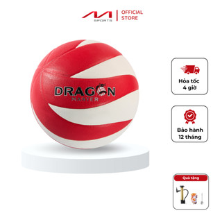 Bóng chuyền da PU Dragon Master DG7120 chất liệu da cao cấp chuẩn thi đấu tập luyện, Tặng bộ phụ kiện, ship hỏa tốc