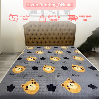 Thảm trải giường đa năng, thảm yuki nỉ nhung đủ kích thước 1m2/1m5/1m6/1m8/2m2 ND11