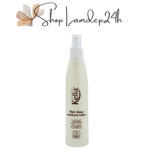 Xịt dưỡng làm mềm tóc Kella Hair Deep Moisture Lotion 250ml