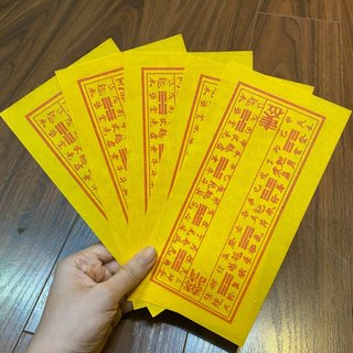 Tờ dị hiệu bát hương thờ cúng thần linh, gia tiên