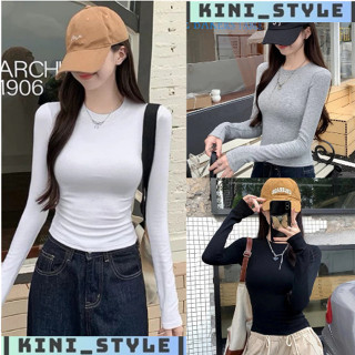Áo thun dài tay nữ form ôm chất liệu cotton lông mịn co giãn 4 chiều ATD-05