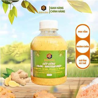 Cốt Gừng Tràm Khuynh Diệp Điềm Kim Chính Hãng 500ml- Pha Tắm Bé, Ngâm Chân, Giữ ấm