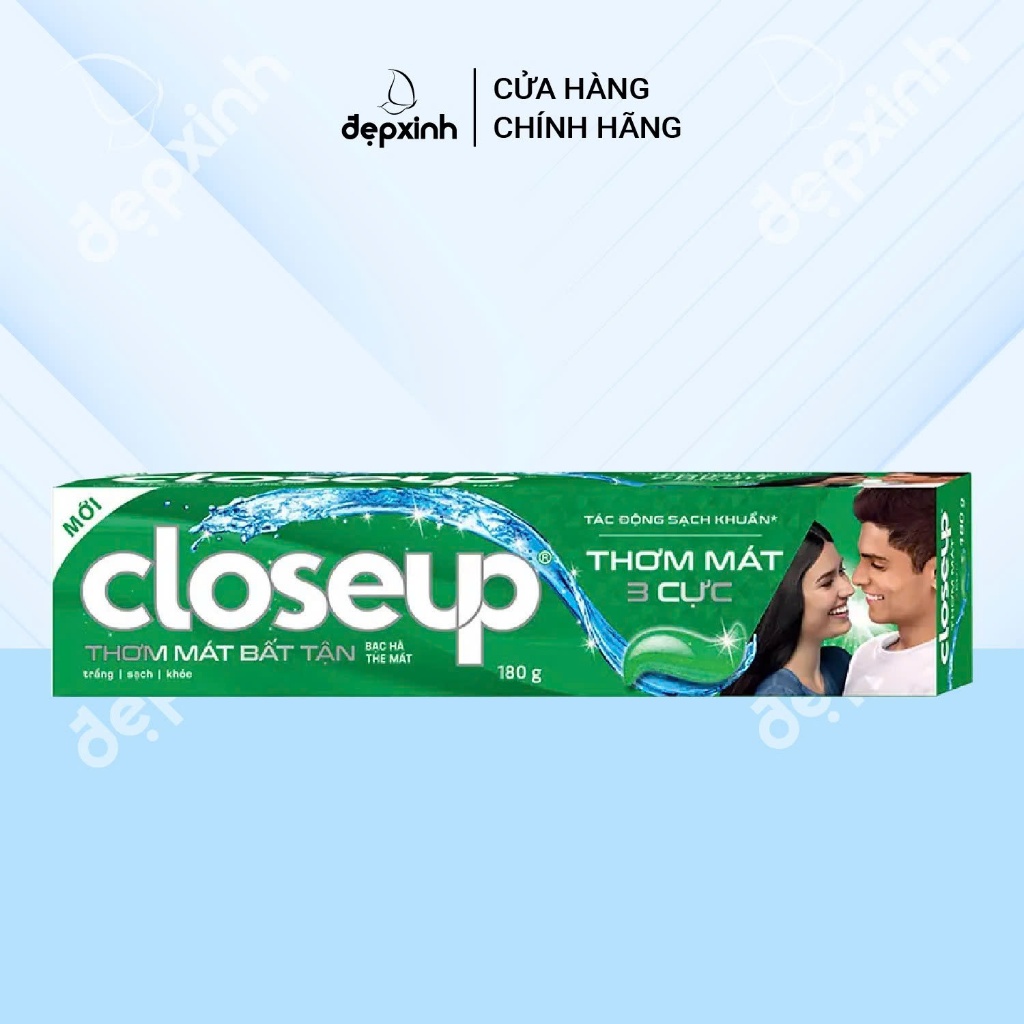 Kem đánh răng hương bạc hà mát lạnh CloseUp 180g
