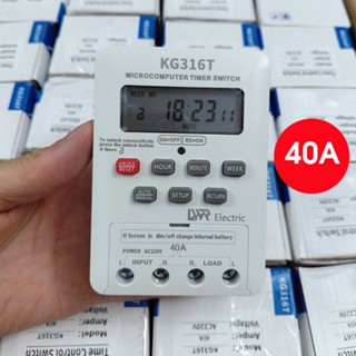  Timer hẹn giờ bật tắt điện tự động KG316T 40A 220v LWR tắt mở tự động công suất lớn 