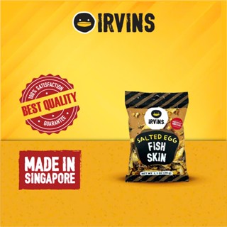 Da cá trứng muối 30g IRVINS - Mini Salted Egg Fish Skin