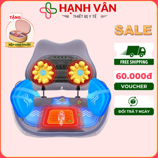  Đệm Ghế Massage Thư Giãn Thắt Lưng Mông Đùi Cao Cấp Máy Massage Mông Đa Năng Misuko IJ-P7 MÓN QUÀ SỨC KHỎE CAO CẤP 