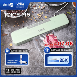 Máy hút chân không thực phẩm UNIQ Joice M6 65000 Pa máy ép chân không mini gia đình cầm tay hàn miệng túi tự động